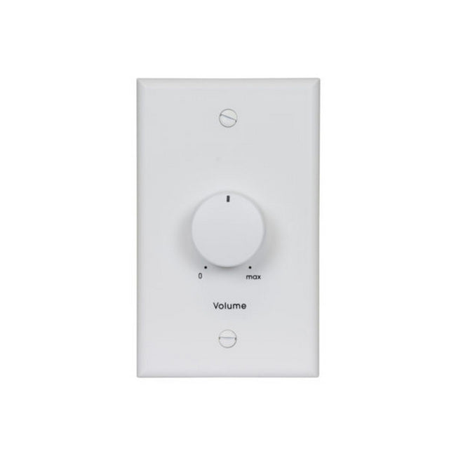 Lowell 10015LVC-SW 100 Watt Volume Control MONO Attenuator 1 Gang Wall Plate Standard White