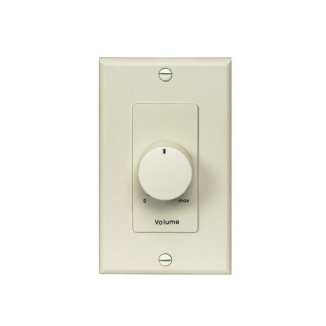 Lowell 100LVC-DA 100 Watt Volume Control MONO Attenuator 1 Gang Wall Plate Decorator Almond