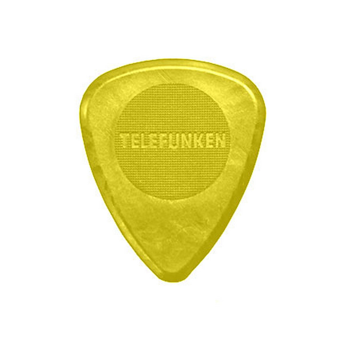 Telefunken 1mm Diamond 6 Pack Thin Guitar Picks Yellow - accessories