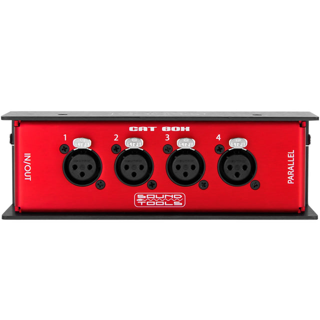SoundTools CAT Box 4 Female XLR to etherCON Stage Box with Parallel