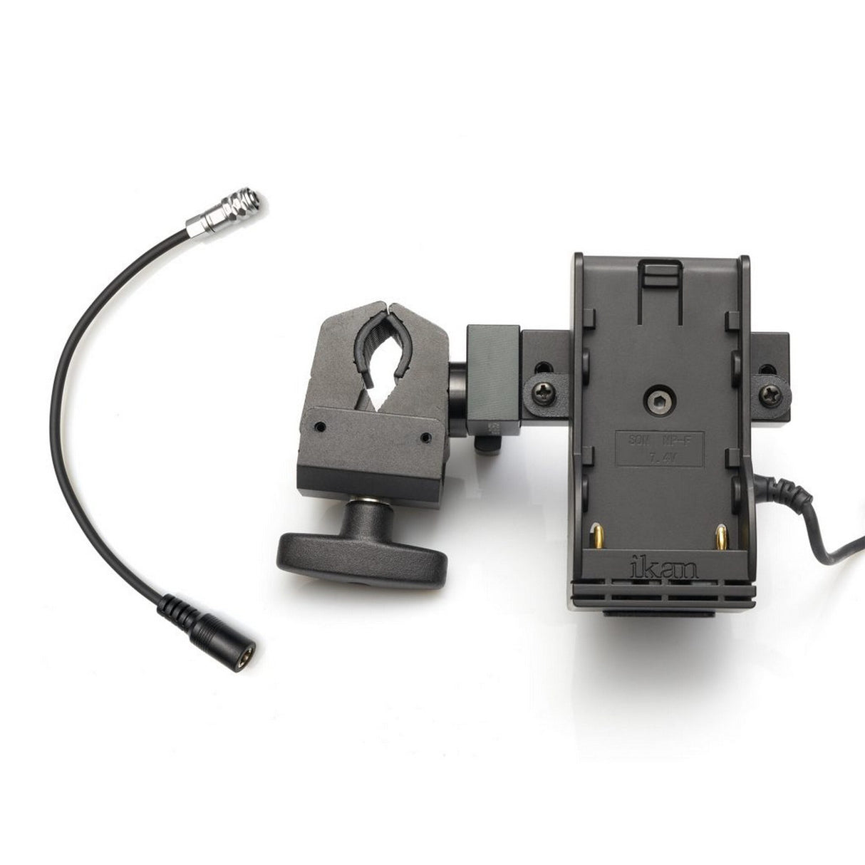 Ikan BMPCC4K6K-PWR-PN-S Stratus DV Power Kit for Blackmagic Design Pocket Cinema Camera 4K and 6K with Clamp and Sony L