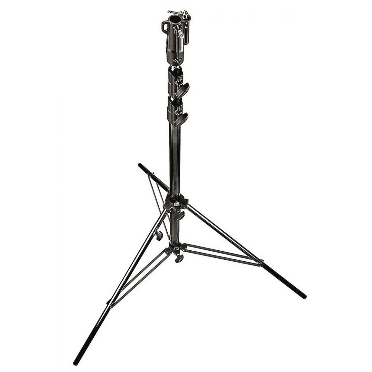 Manfrotto 126BSUAC Steel Air-Cushioned Stand with Leveling Leg Black