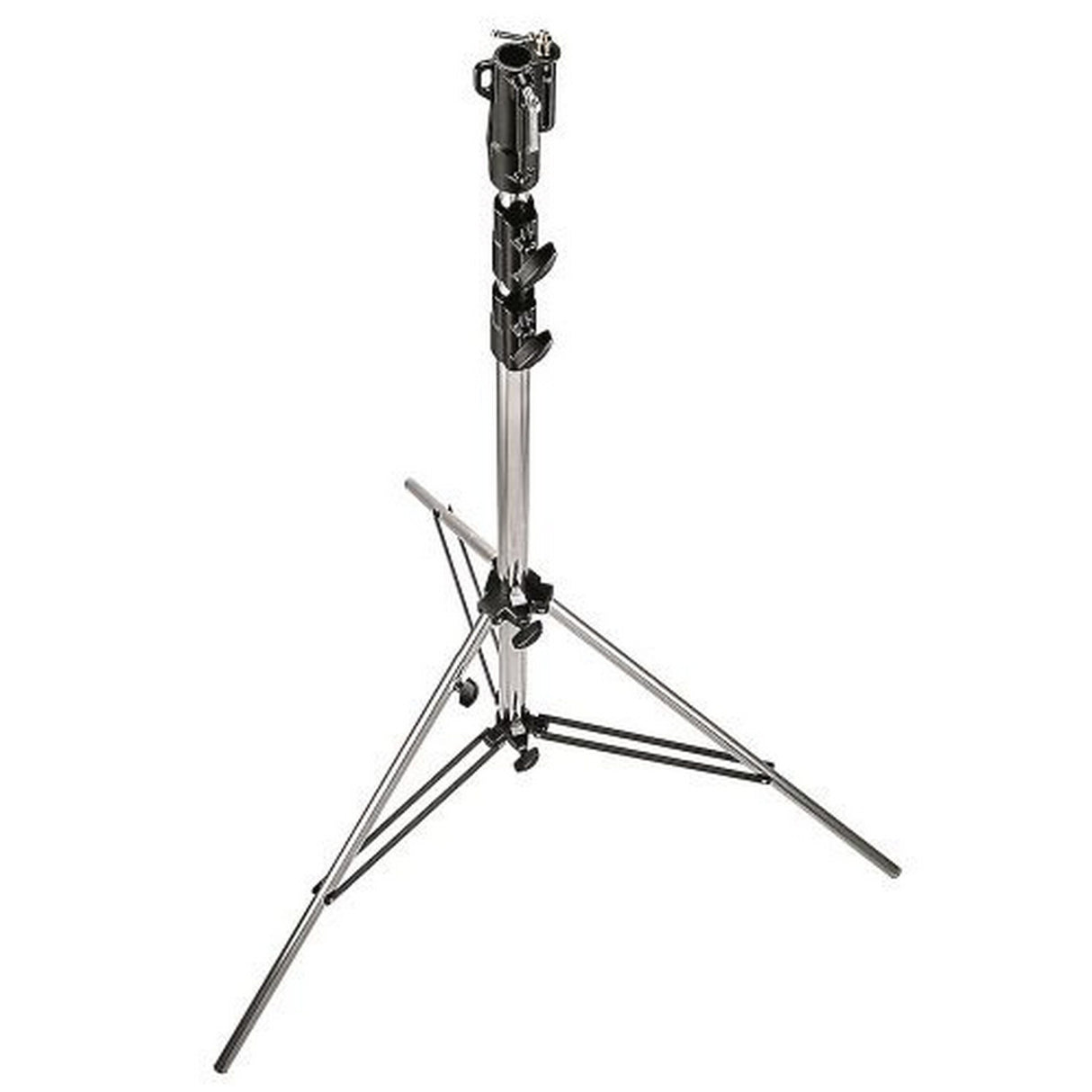 Manfrotto 126CSU Chrome Plated Steel Heavy Duty Stand with Leveling Leg 10.9 Foot