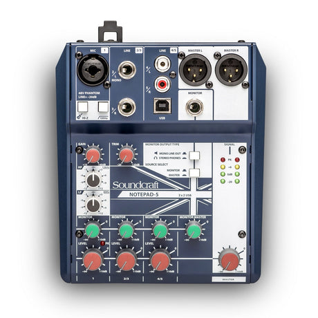 Soundcraft Notepad-5 Small-format Analog Mixing Console (Used) - used