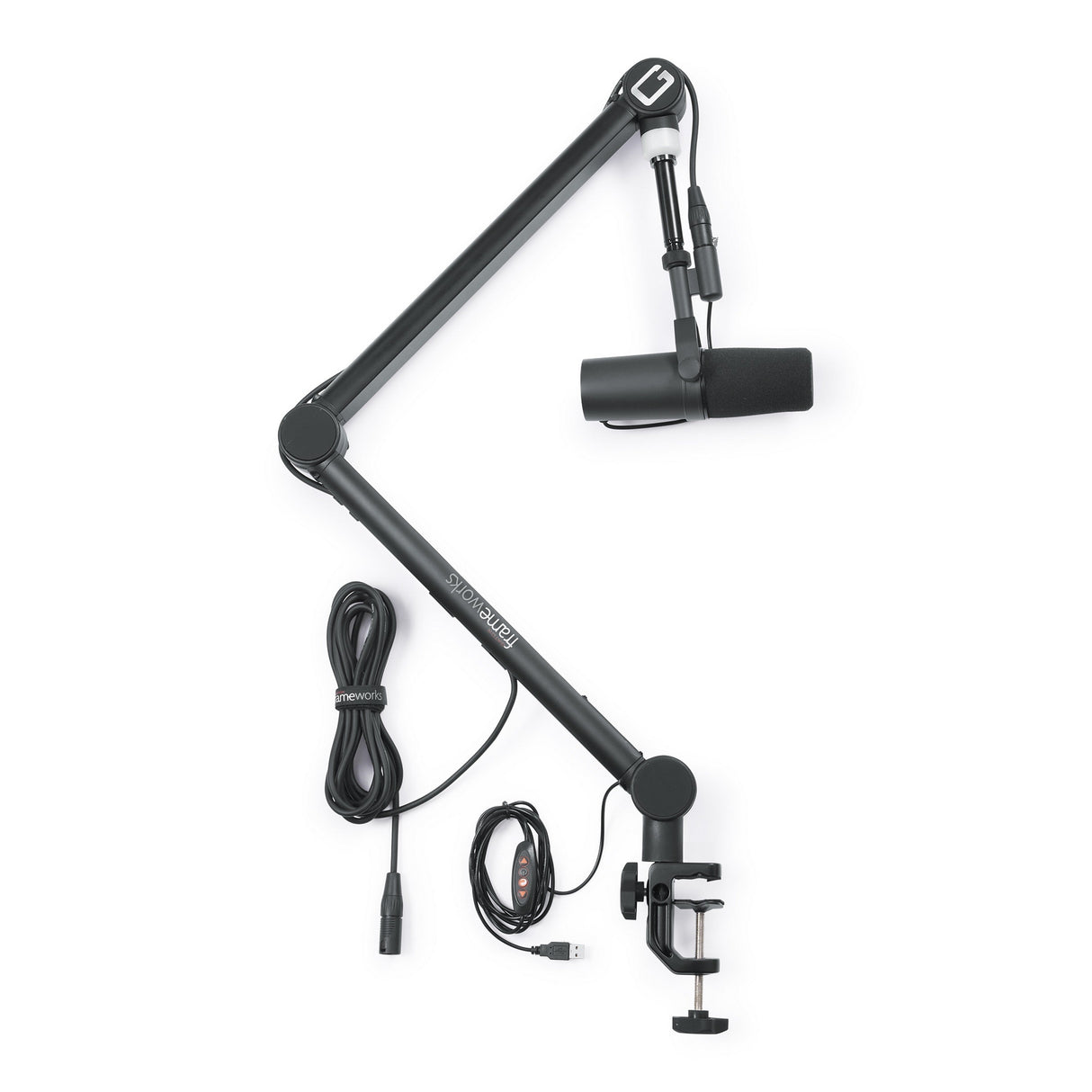 Gator GFWMICBCBM4000 Professional Broadcast Boom Microphone Stand with LED Light (Used) - used