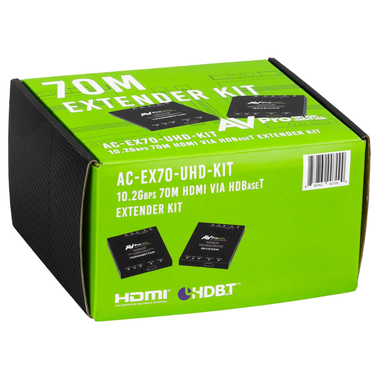 AVPro Edge AC-EX70-UHD-KIT 70M 10Gbps HDBaseT Extender Kit