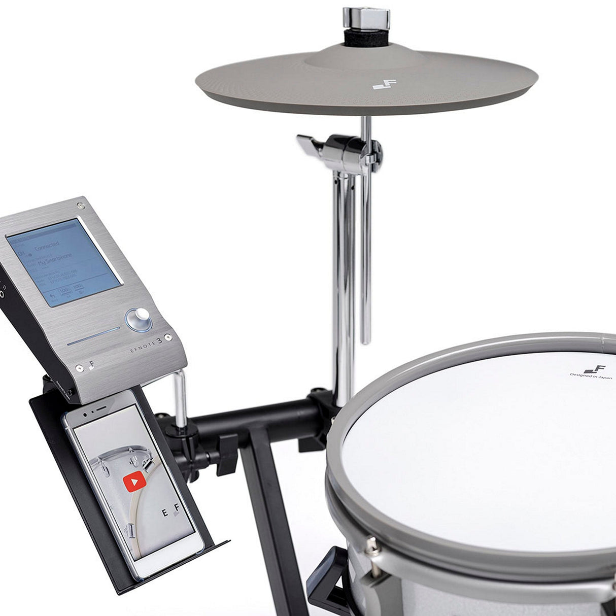 EFNOTE 3 Acoustic Designed Electronic Drum Set White / Sparkle