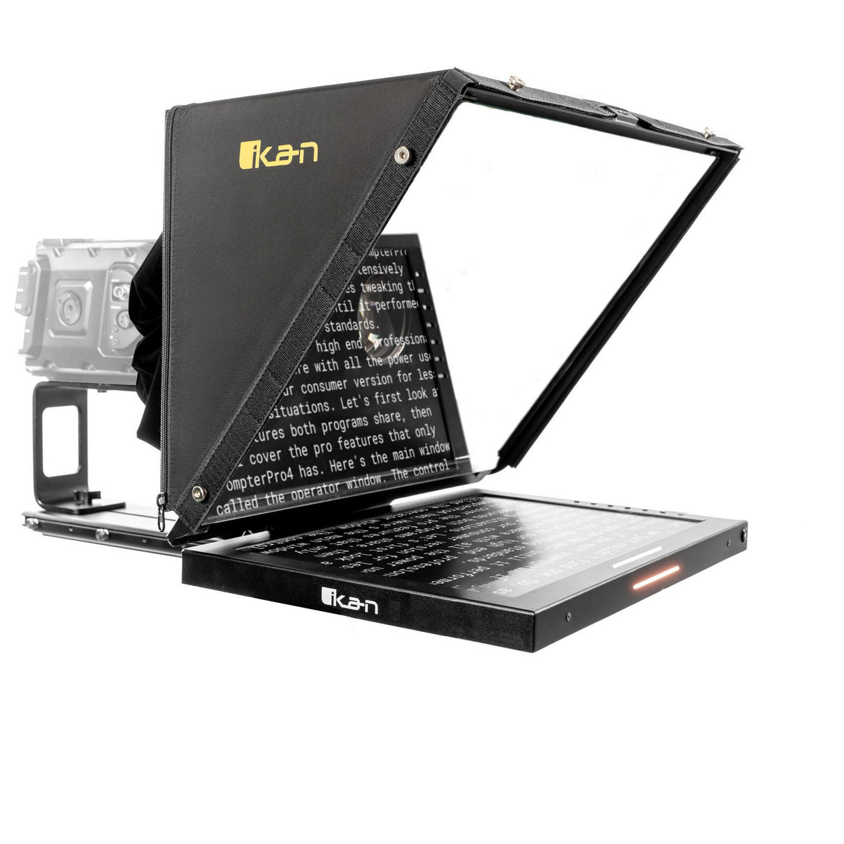 Ikan PT419W-TK-TRIPOD 19-Inch Widescreen Teleprompter, Tripod, Dolly Turnkey, and Travel Kit