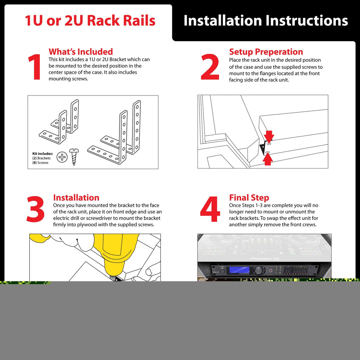 ProX XS-DDJ1000 Case for Pioneer DJ DDJ-1000 FLX6 SX3 DJ Controller