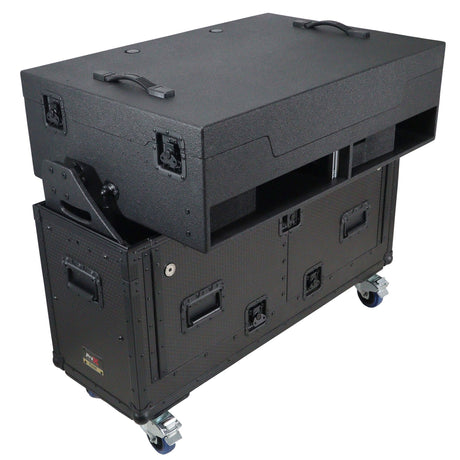 ProX XZF-UCXX Flip-Ready Hydraulic DJ Flight Case for Pioneer DJ DDJ-REV7 XDJ-XZ DDJ-1000 SZ2 SX3