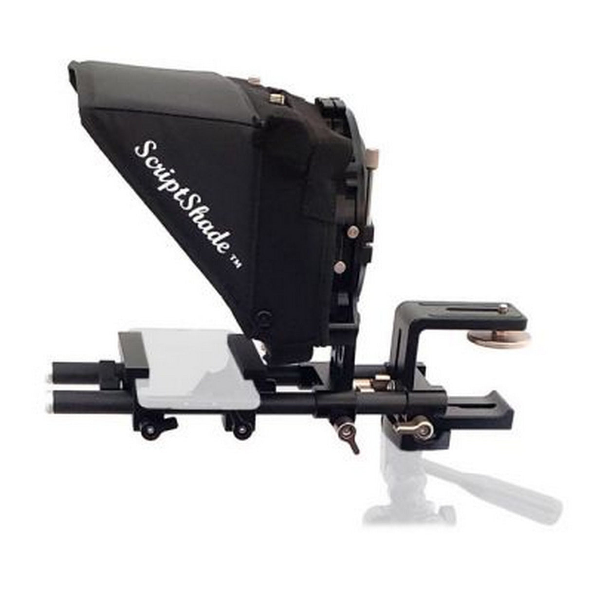 Genustech GI-DSLR ScriptShade Teleprompter Kit with GWMC GFFW G-HEB GAR82 Set-Up Ring Kit 82mm DSLR Camera Mount
