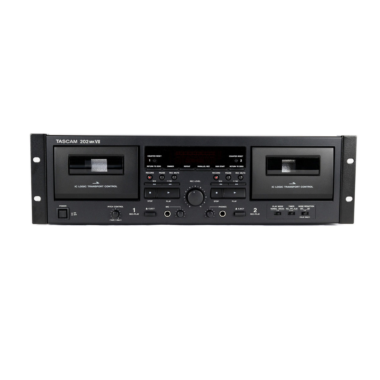 Tascam 202mkVII Double Cassette Deck with USB Port