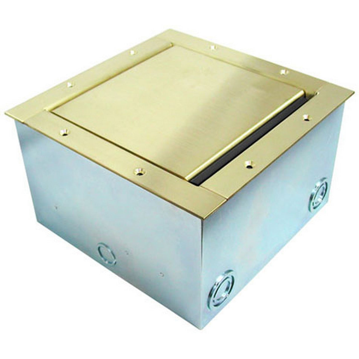 Ace Backstage Co. 232SLBR Super Stage Pocket Standard Solid Brass Lid and Trim Bezel with Brushed Finish