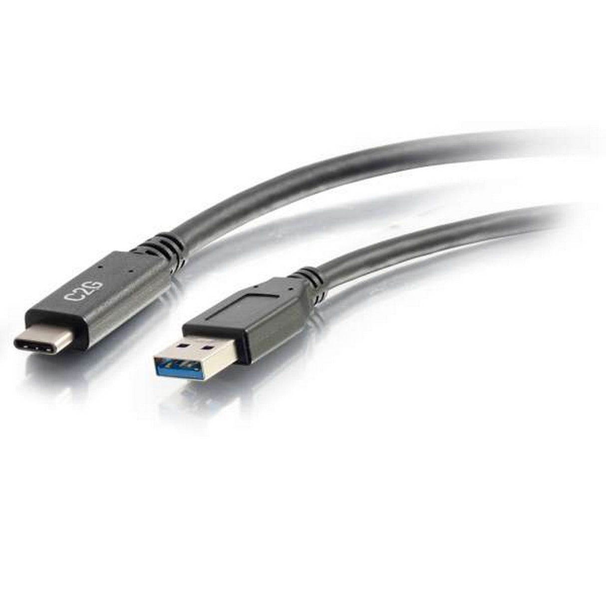 C2G 28833 USB-C Male to USB-A Male SuperSpeed USB 5Gbps Cable Black 10-Feet
