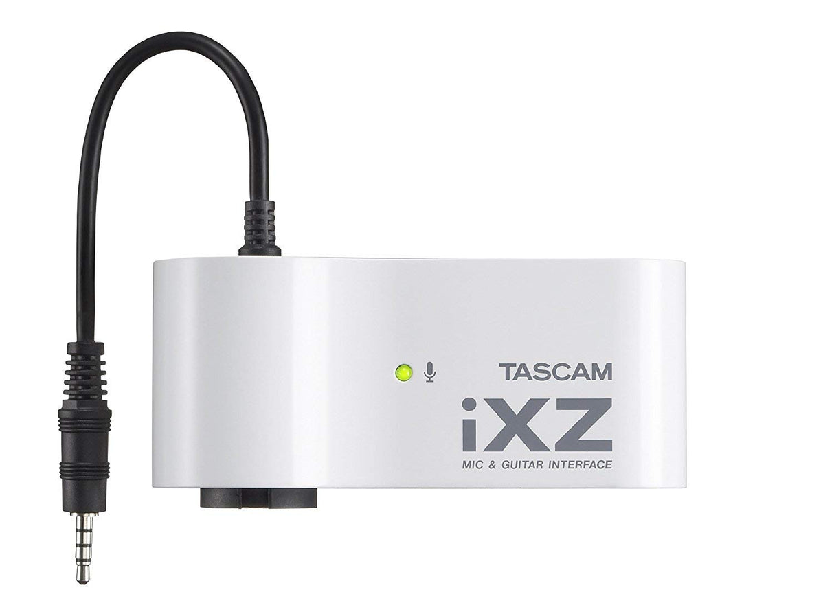 TASCAM iXZ Mic and Instrument Input for iPhone iPad or iPod Touch