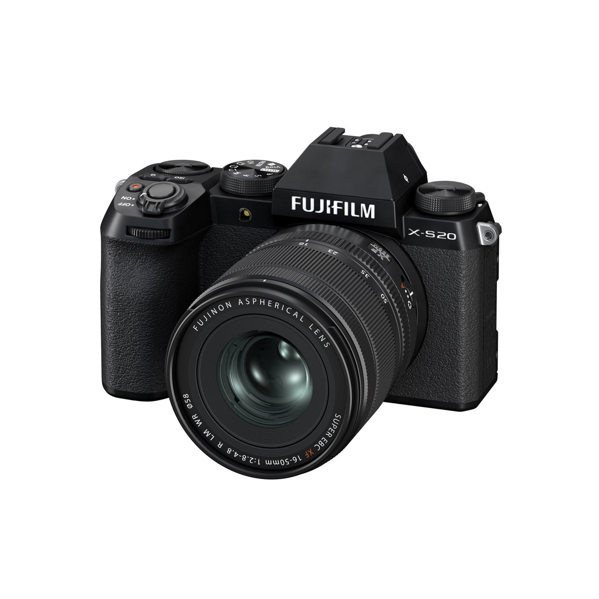 Fujifilm X-S20 Mirrorless Camera with XF16-50mmF2.8-4.8 R LM WR Lens Black