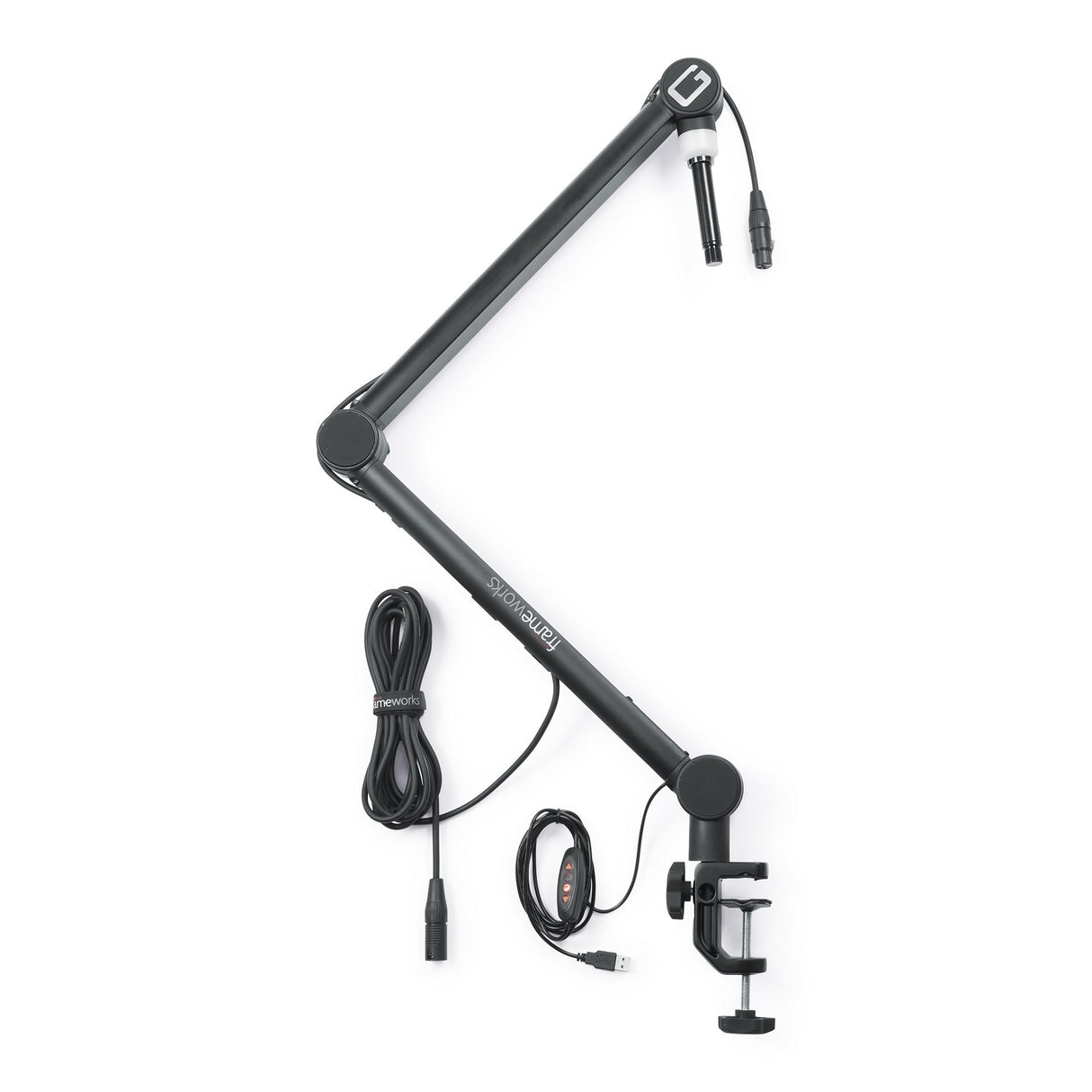 Gator GFWMICBCBM4000 Professional Broadcast Boom Microphone Stand with LED Light (Used) - used