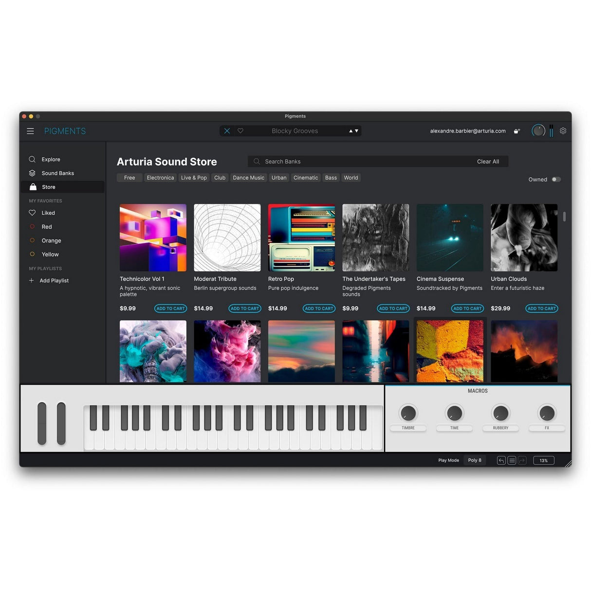 ARTURIA Pigments 6 Software Synthesizer