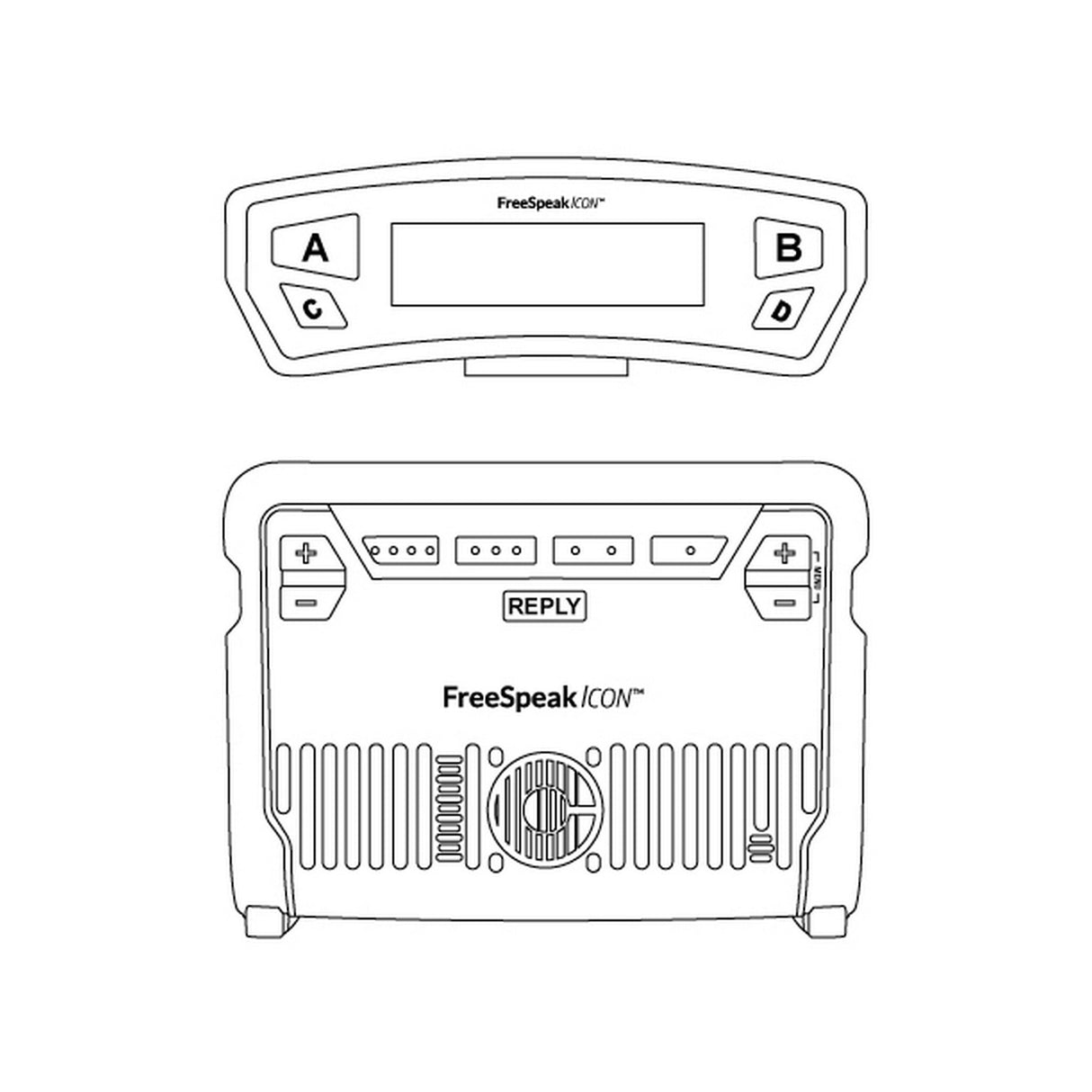 Clear-Com FSIC-BP19 Series FreeSpeak Icon Beltpack