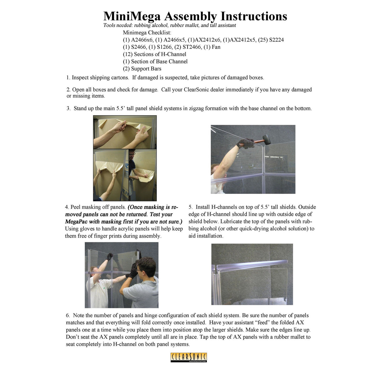 ClearSonic MMP MiniMegaPac Isolation Booth, 60-70% Volume Reduction