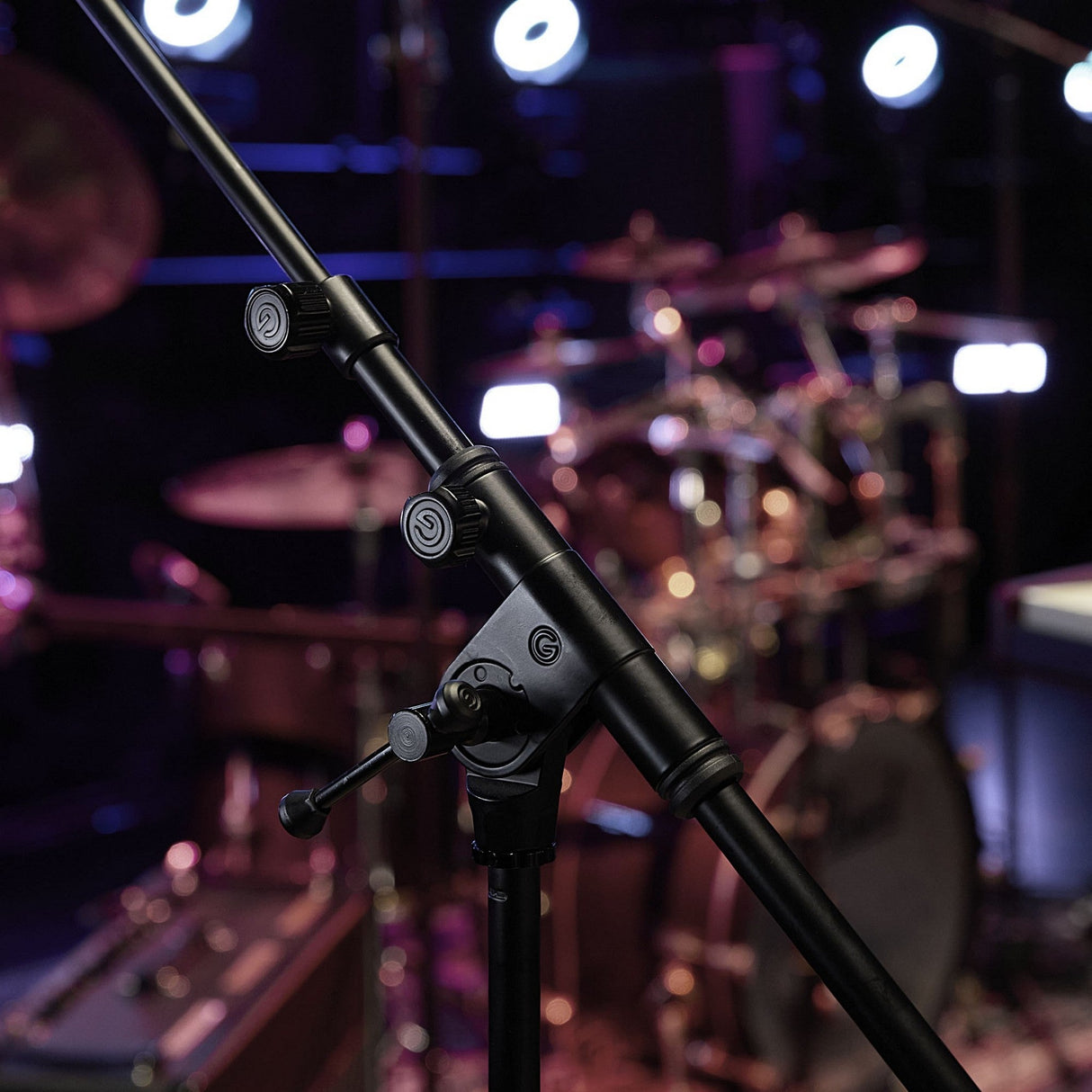 Gravity TMS 4X32 B Touring Series Microphone Stand with 2-Point Adjustment Telescopic Boom