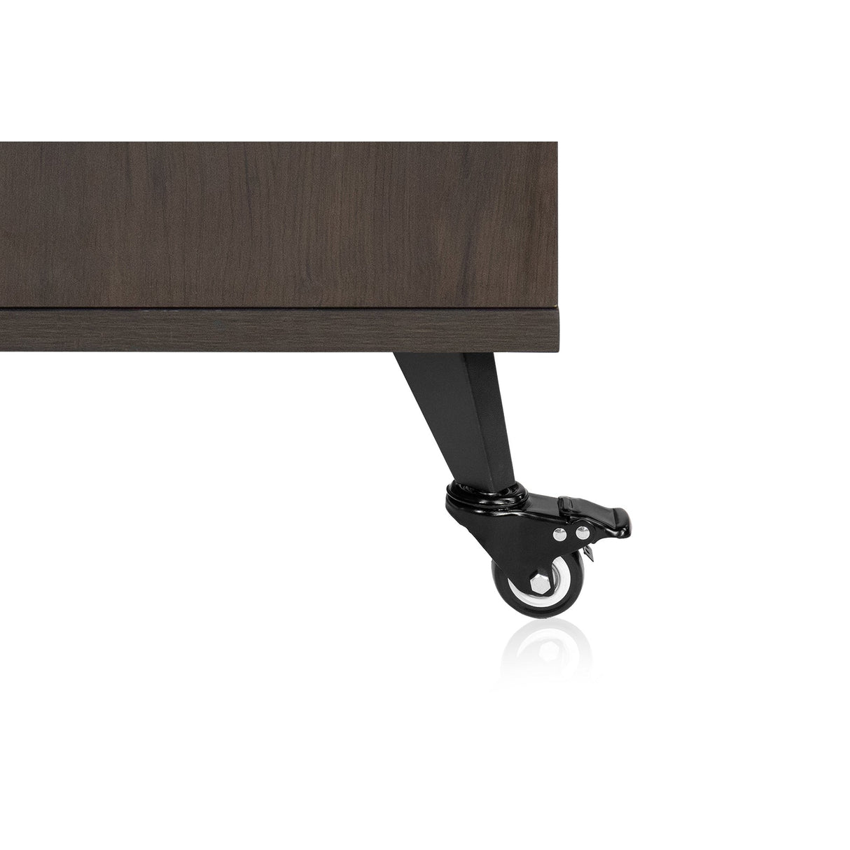 Gator GFW-ELITESIDECAR-BRN Elite Series Sidecar Rack Cabinet with Shelf Brown