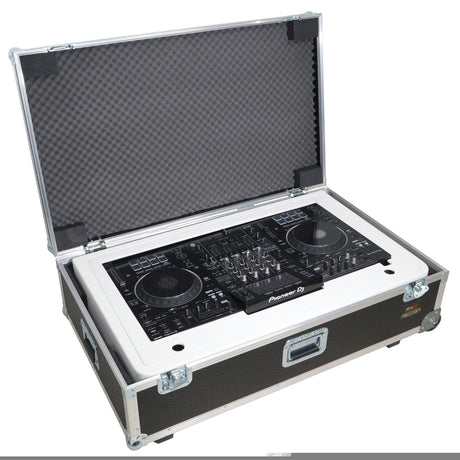 ProX XZF-DJCT W 2U CASE Control Tower DJ Podium for Pioneer DJ DDJ-REV7 XDJ-XZ DDJ-1000 RANE