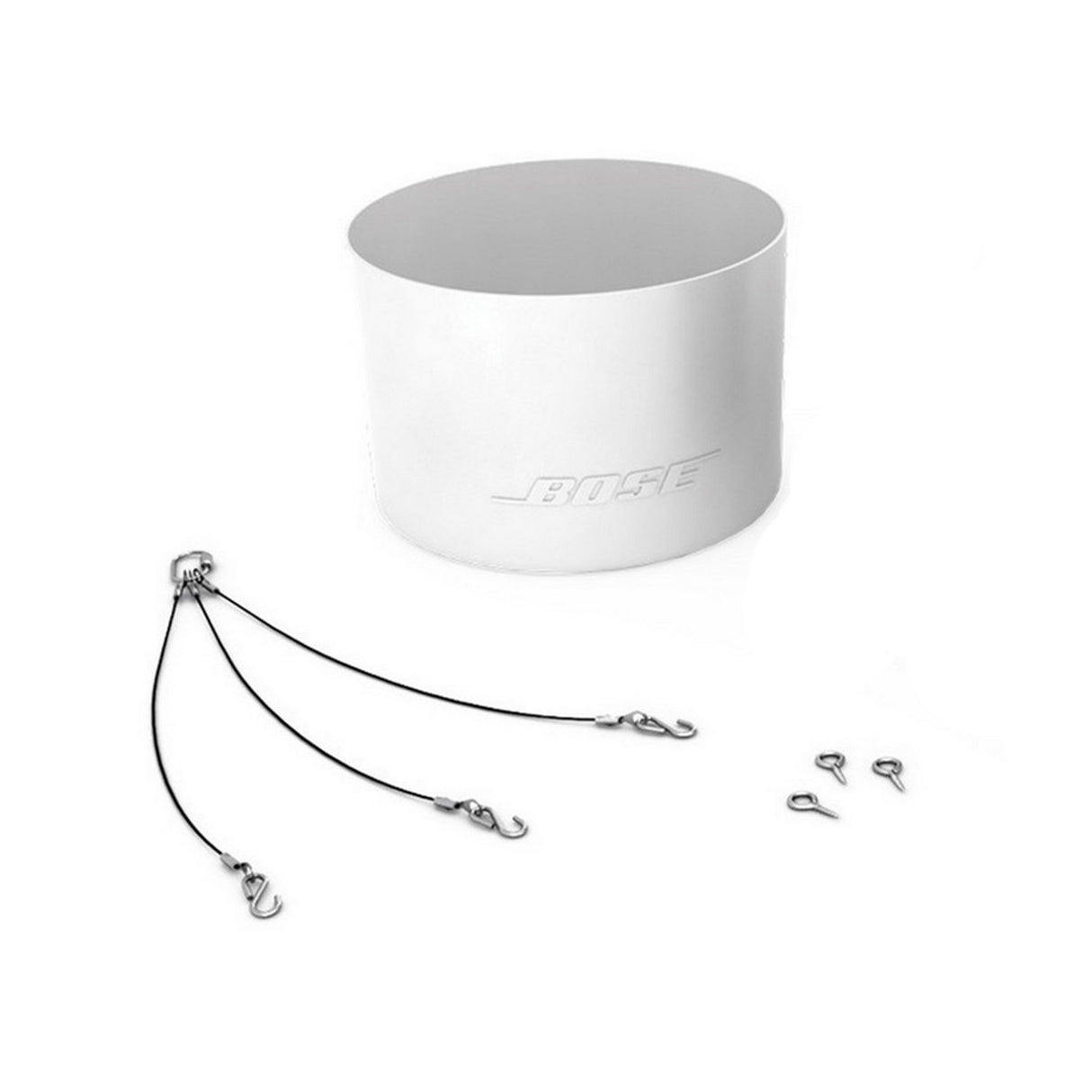 Bose FreeSpace DS 16F Loudspeaker Suspension Hardware Loudspeaker Cosmetic Cover Pendant Mount Kit White
