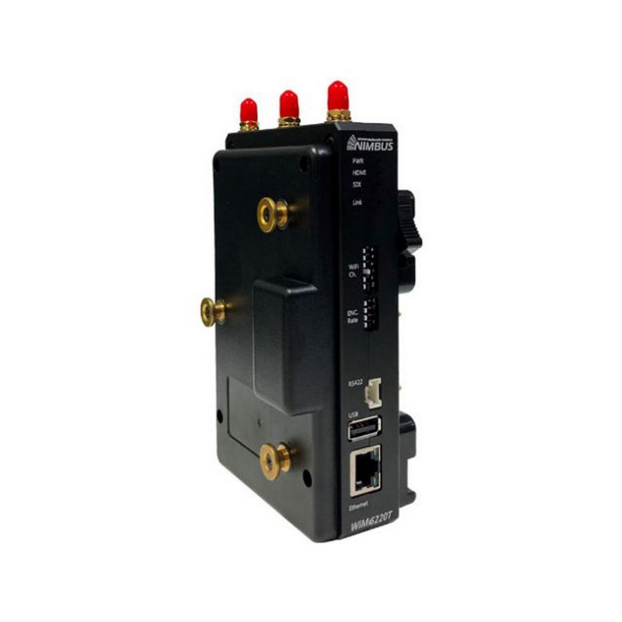 Nimbus WiMi6220T Wireless HD/3G-SDI/HDMI Low Latency Transmitter Gold Mount