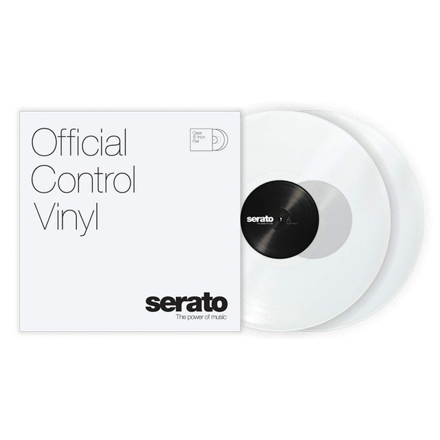 Serato 12-Inch Control Vinyl Clear Pair