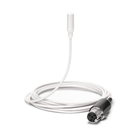 Shure TL48W/O TwinPlex Omnidirectional Subminiature Lavalier Microphone White with TA4F Connector and Accessories