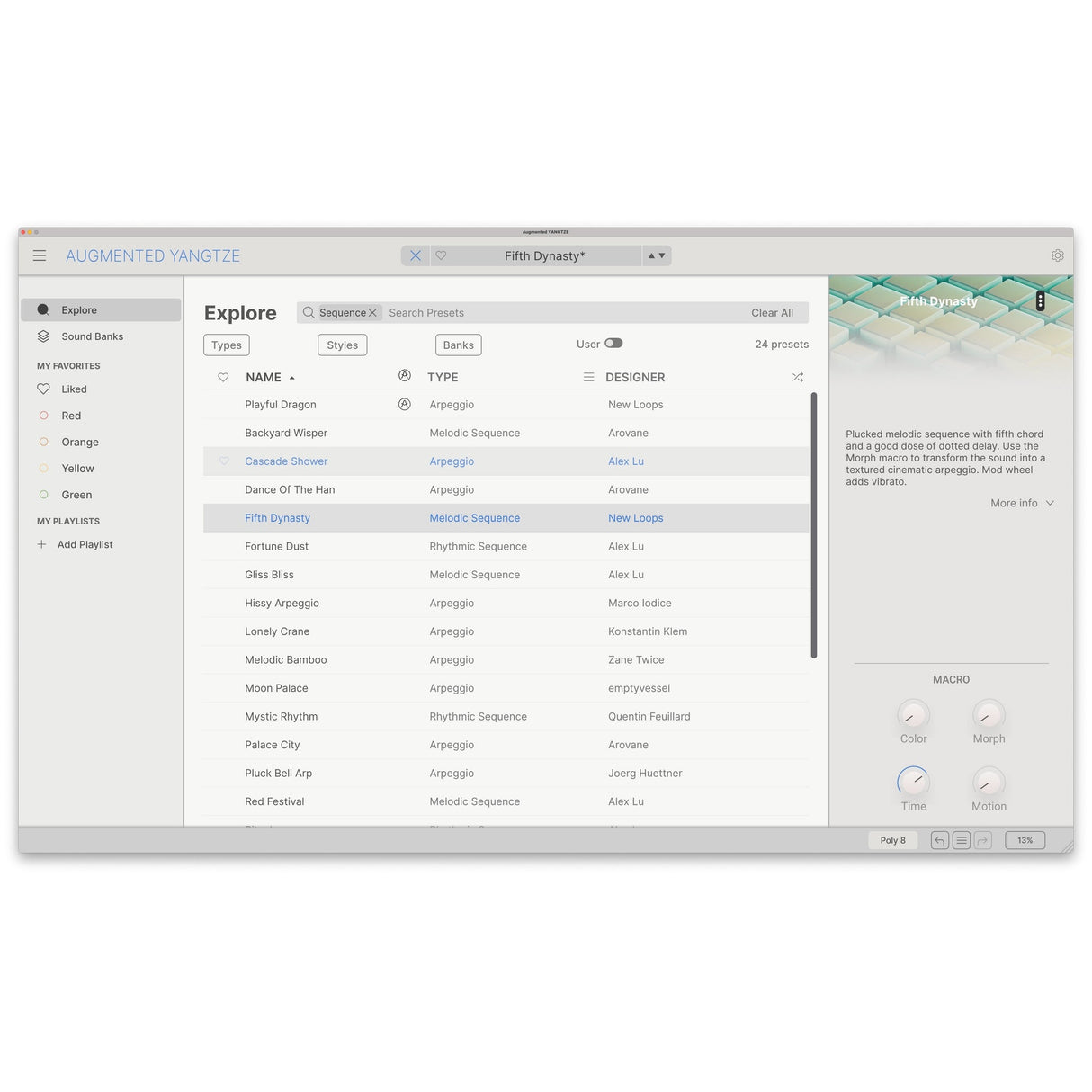 Arturia Augmented YANGTZE Acoustic Instrument Software