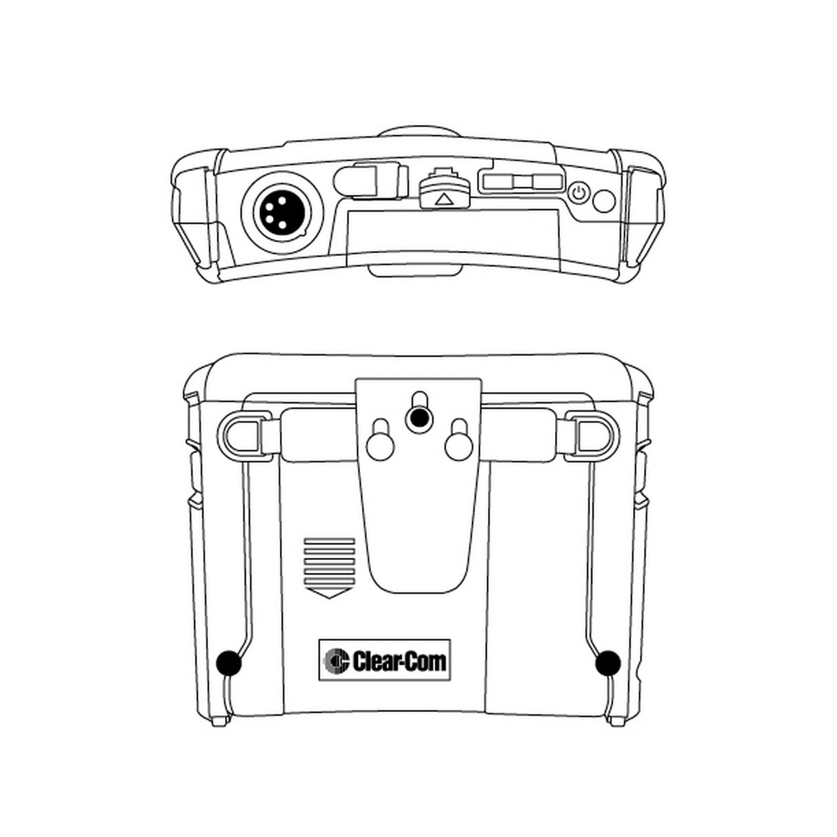 Clear-Com FSIC-BP19 Series FreeSpeak Icon Beltpack