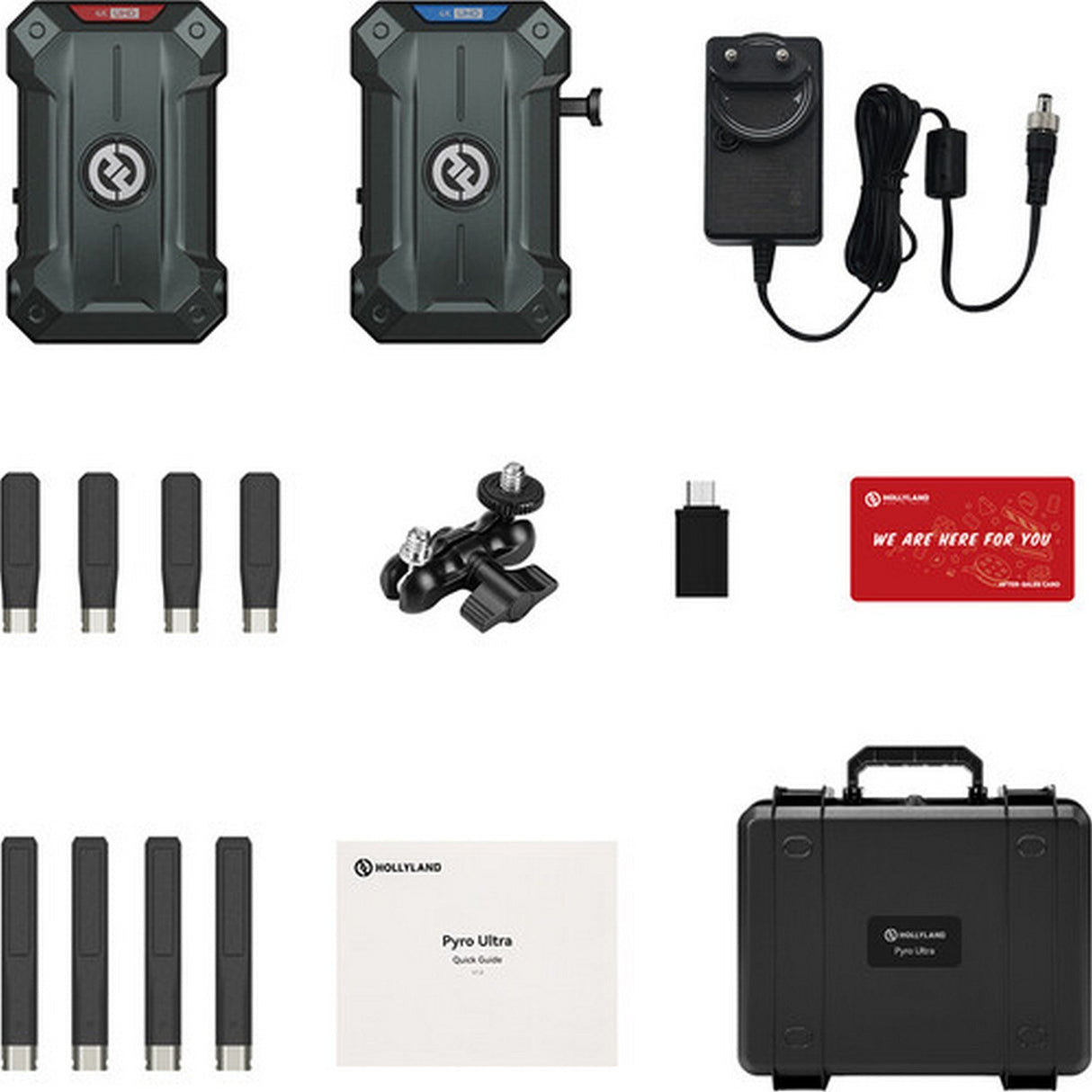 Hollyland Pyro Ultra 4K HDMI/SDI Wireless Video Transmission System, 1 TX/1 RX