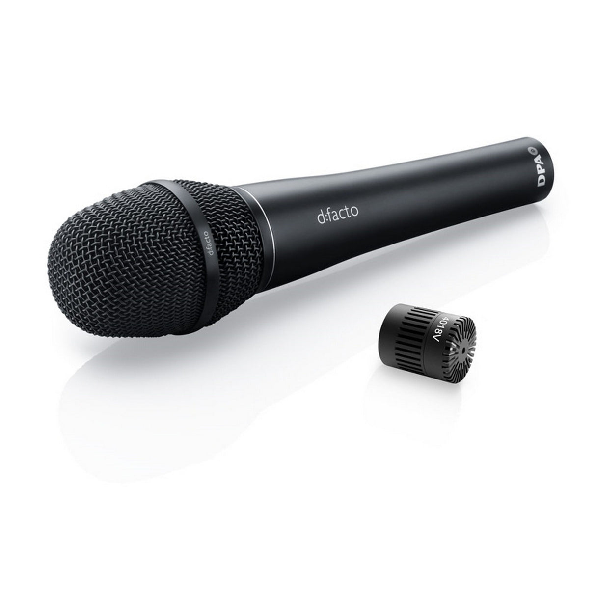 DPA 4018V d:facto Softboost Supercardioid Handheld Microphone Black Wired DPA Handle