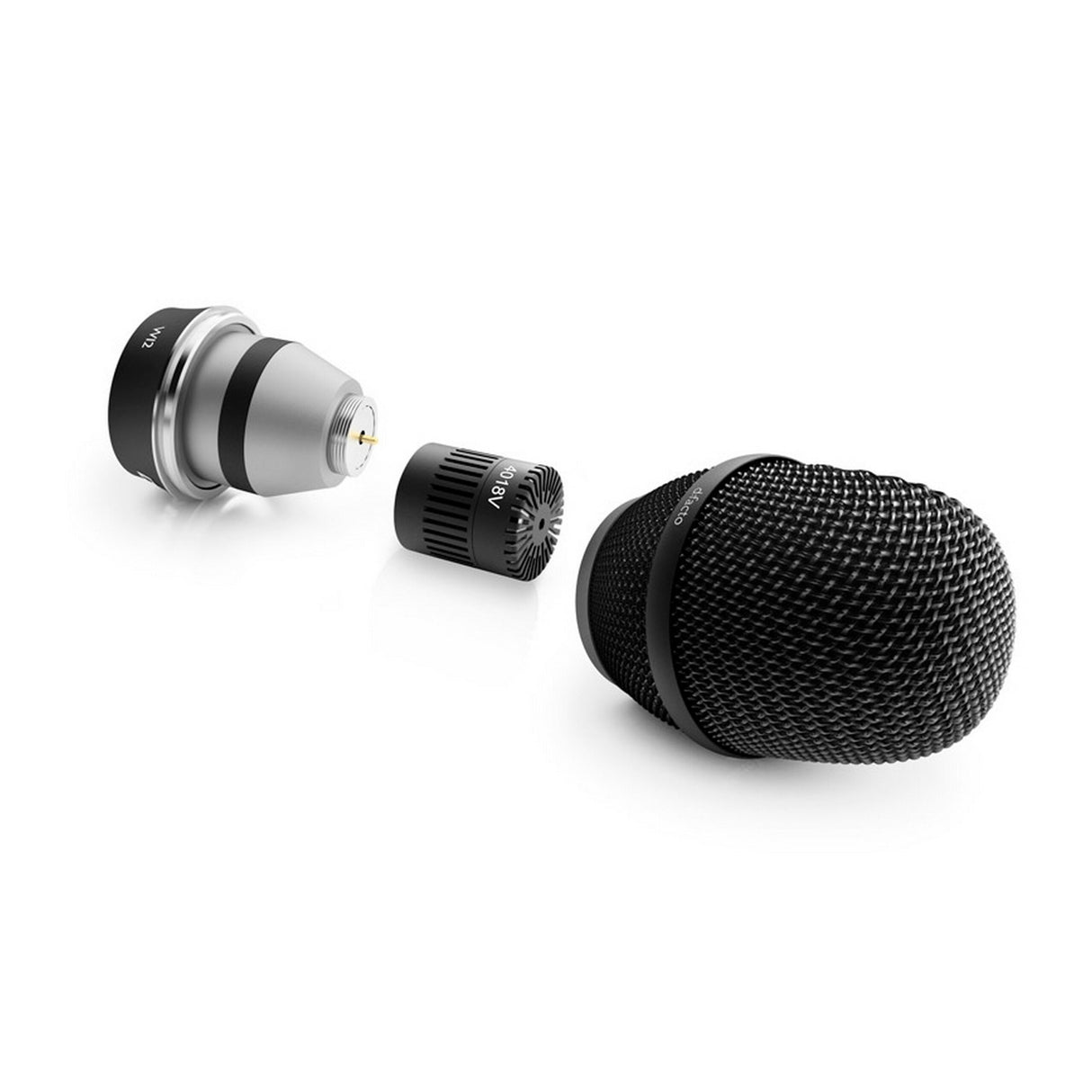 DPA 4018V d:facto Softboost Supercardioid Handheld Microphone Capsule Black WI2 Adapter Compatible with Wisycom
