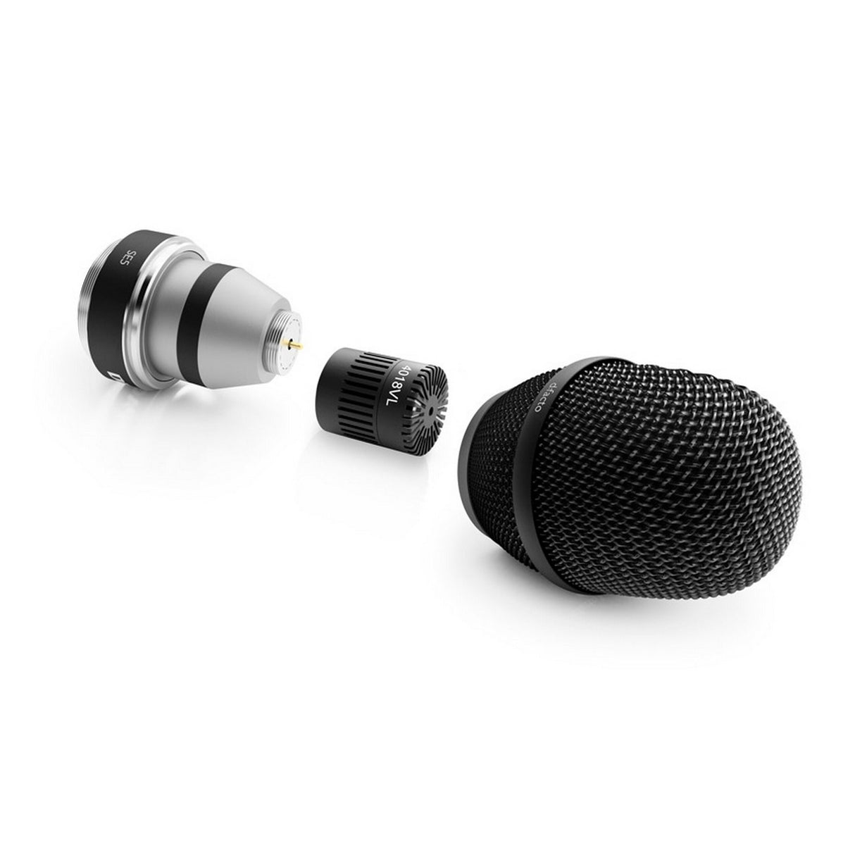 DPA 4018VL d:facto Linear Supercardioid Handheld Microphone Capsule Black SE5 Adapter Compatible with Sennheiser 5200