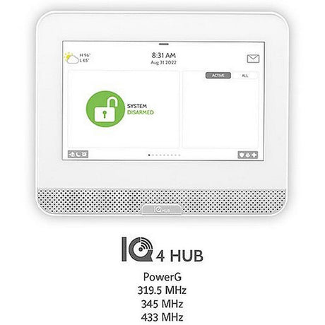 Qolsys IQPH054 Verizon IQ4 Hub PowerG Whole Home Hub with 7-Inch Touchscreen