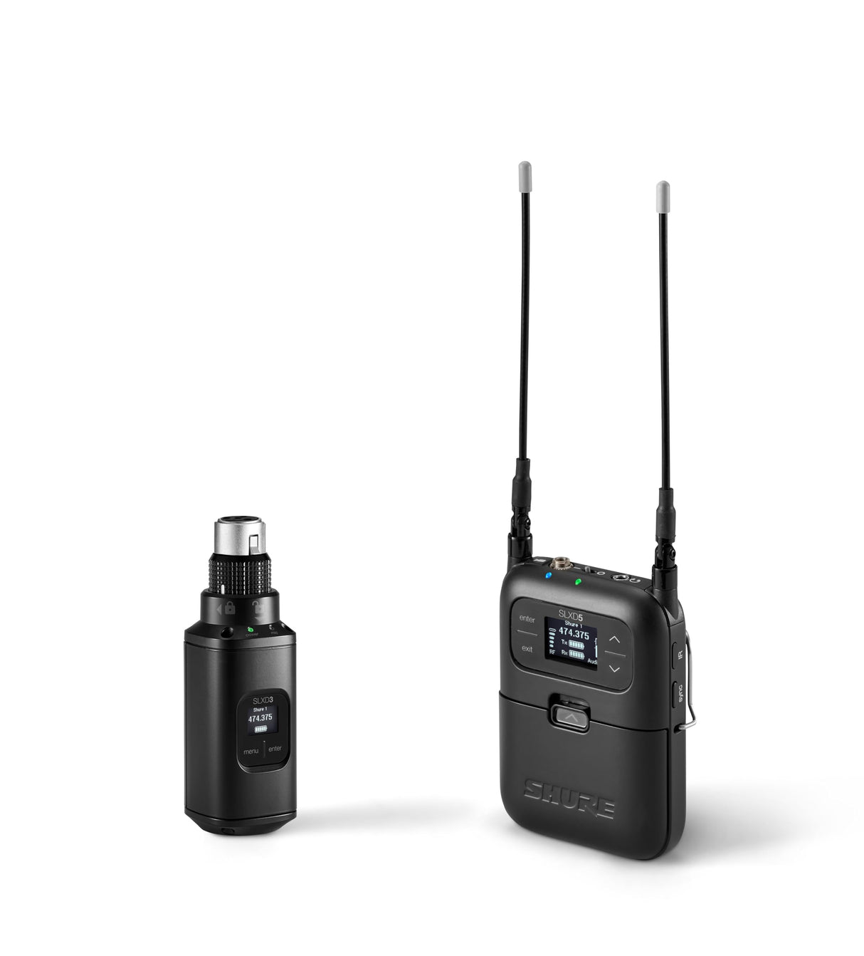 Shure SLXD35 Portable Digital Wireless Plug-On System - J52: 558-602 / 614-616 MHz