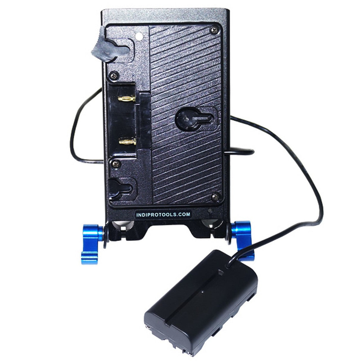 IndiPRO GMSOL Gold-Mount Plate to Sony L-Series Type Dummy Battery