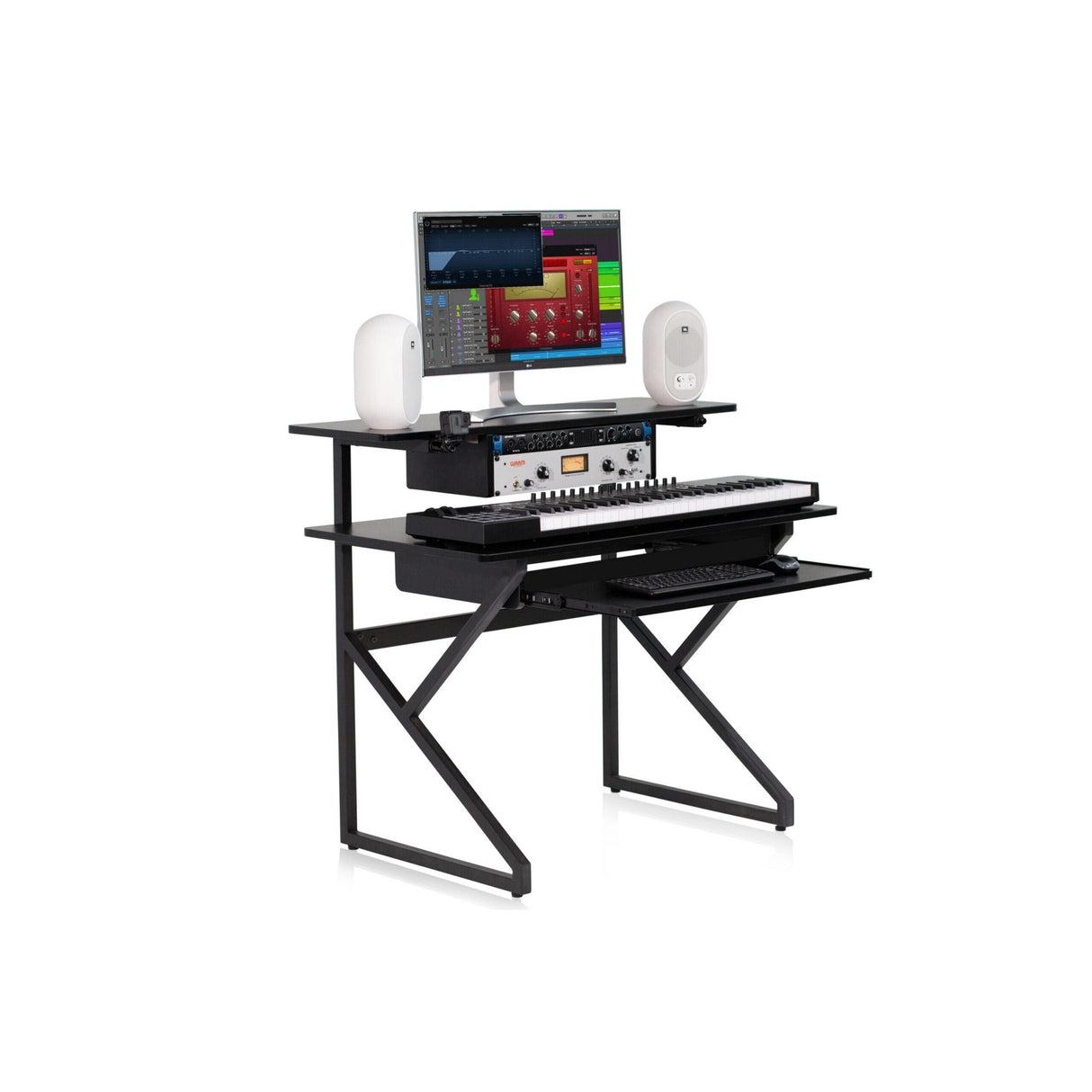 Gator GFW-DESK-MAIN Content Furniture Desk Black