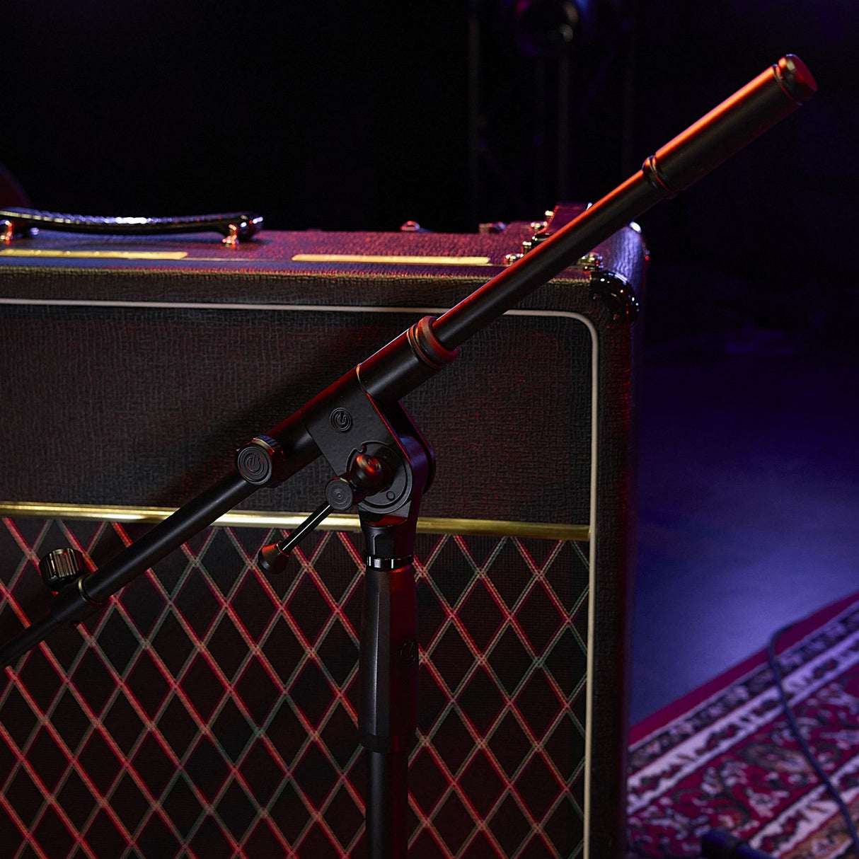 Gravity TMS 4X32 B Touring Series Microphone Stand with 2-Point Adjustment Telescopic Boom