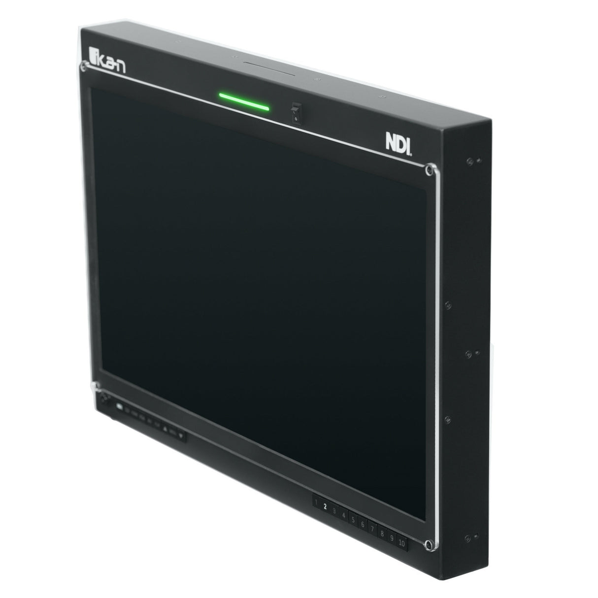 Ikan PT419W-PTZ-NDI-TMN-TK Aura 19-Inch POE++ PTZ NDI Teleprompter Talent Monitor with Full Encoding/Decoding IP Tally