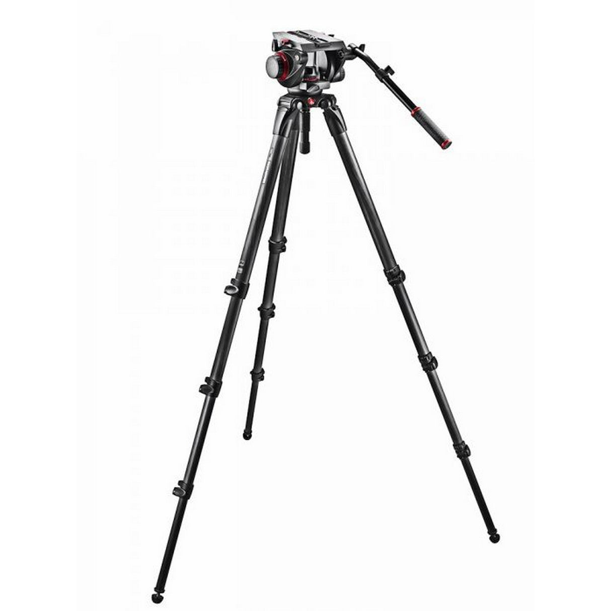 Manfrotto 509HD,536K 509 Fluid Video Head and 536 Carbon Fiber Single Leg Tripod