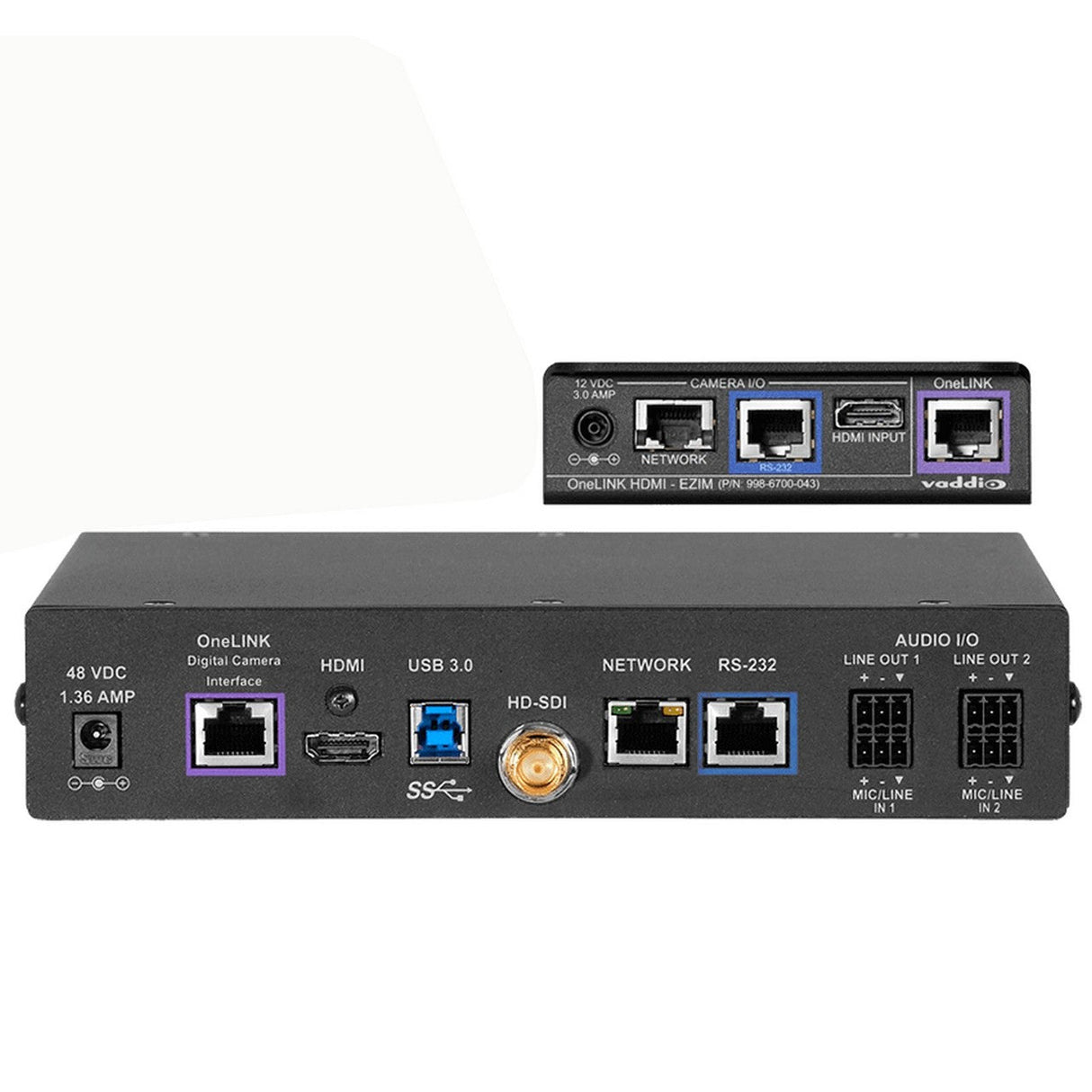 Vaddio Cisco Codec Kit for OneLINK Bridge to Cisco Cameras