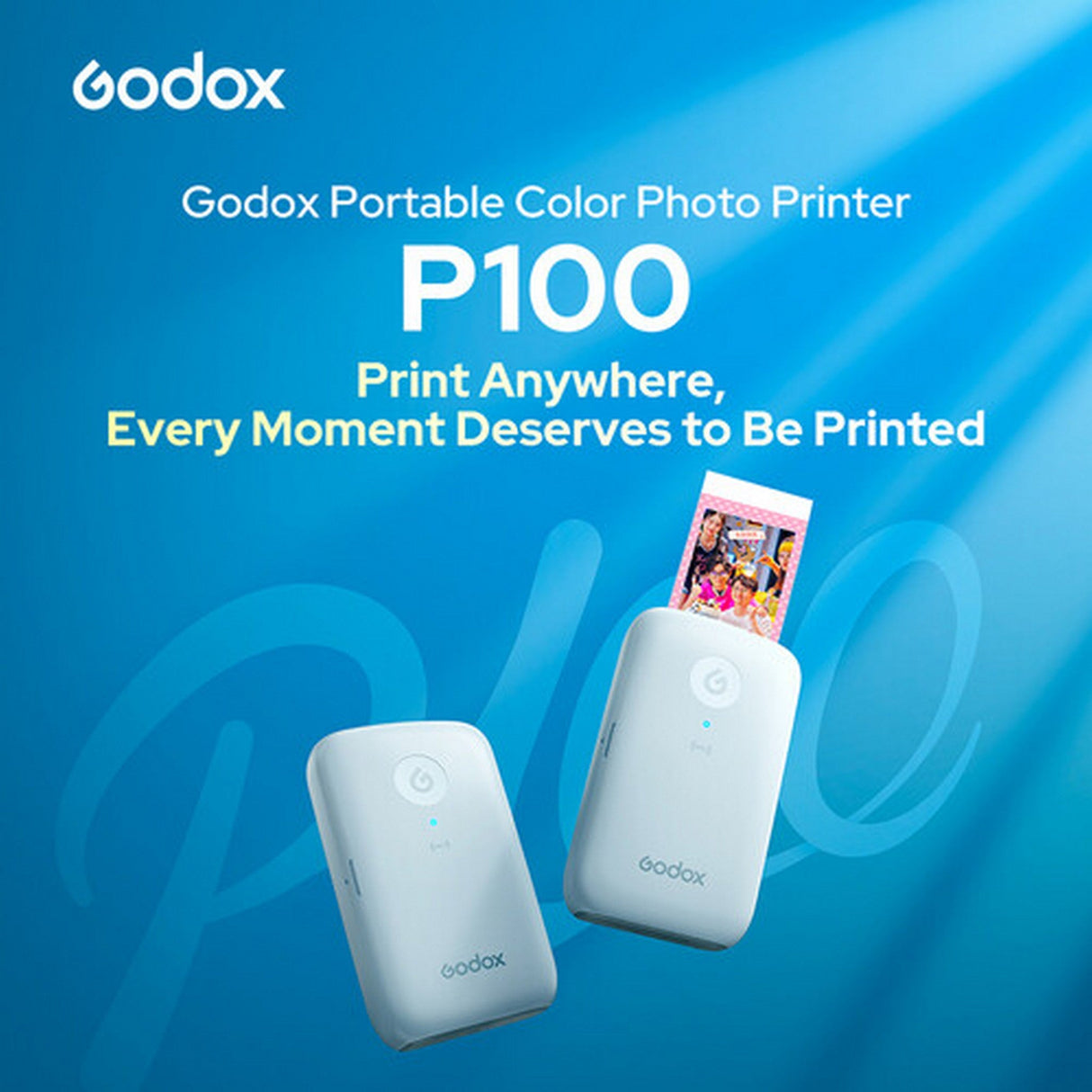 Godox P100 Wireless Portable Dye-Sublimation Photo Printer