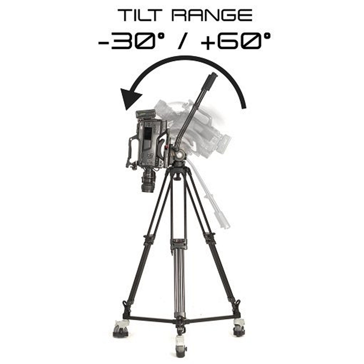 Ikan PT4500-TM-V3-TRIPOD 15-inch SDI Teleprompter Tripod Dolly Turnkey Bundle