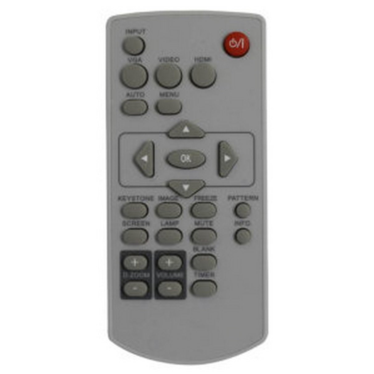 Eiki 63910016 Remote Control for EK-305U, EK-303U, EK-301W, EK-302X, EK-100W, EK-101X, EK-102X and EK-103X Video Projectors