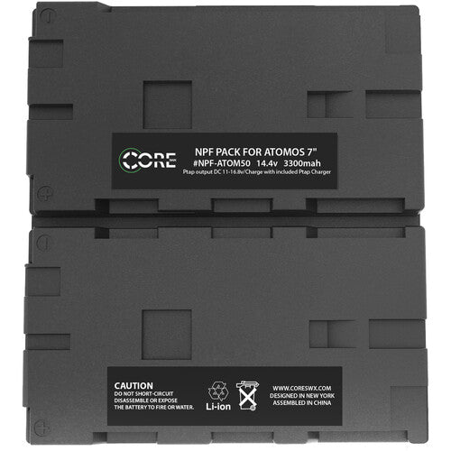 Core SWX NPF-ATOM50 Dual NP-F Battery Pack for 7-Inch Atomos Monitors
