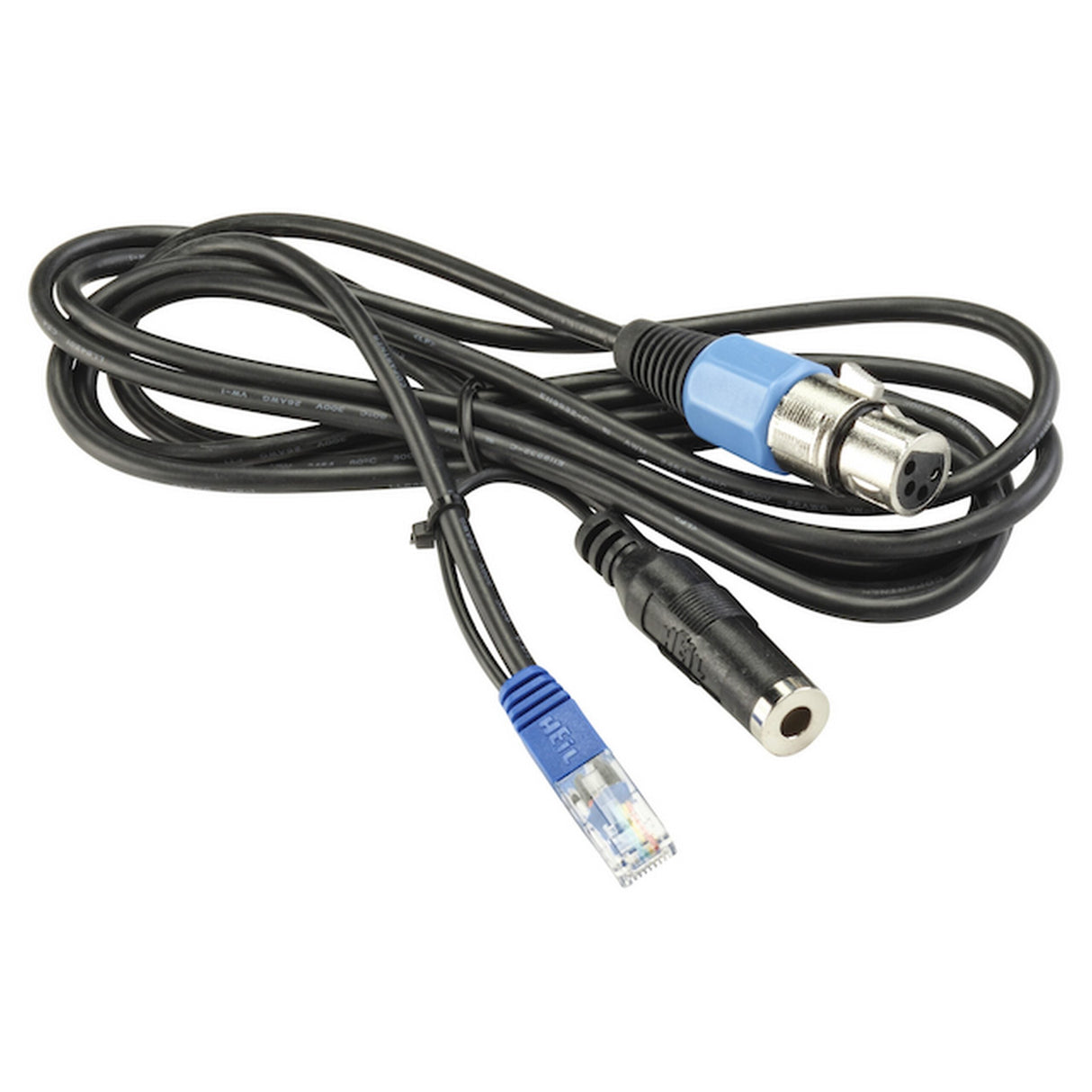 Heil Sound CC-1-IM XLR4 to Icom 8-Pin Modular Microphone Cable 8 Feet